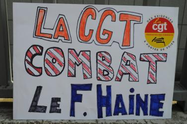La CGT combat le Front National