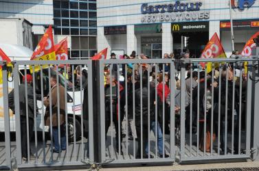 Fabien Engelmann, délégué CGT et membre du FN convoqué au siège de la Confédération générale des travailleurs