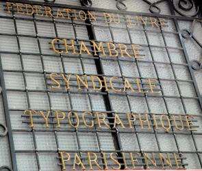 Fédération du Livre chambre syndicale Typographique Parisienne