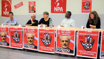 Intervention de Florent Grimaldi Syndicaliste Cgt Renault Lardy salle de la Mairie annexe Evry