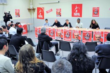 Meeting Evry Essonne P POUTOU Candidat anticapitaliste