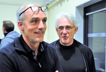 P POUTOU Candidat anticapitaliste ouvrier Syndicaliste Cgt chez Ford au meeting Evry Essonne