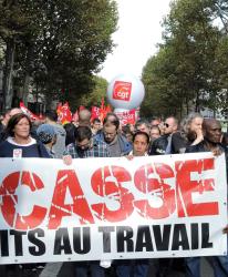 Non à la casse de nos droits au travail Santé action sociale Cgt