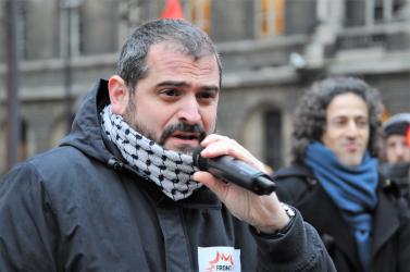 Intervention de soutien Gaël Quirante de Sud Poste et Front social au procès de Loïc Canitrot militant de la Coordination des Intermittents et Précaires dIle de France