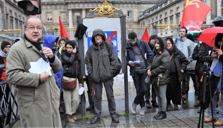 Intervention et présence de Jean-Baptiste Ayrault du DAL au Procès de Loïc Canitro