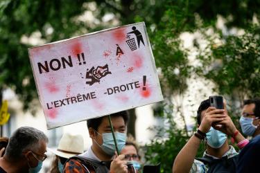 FRANCE - SOCIAL - DEMONSTRATION AGAINST FAR-RIGHT IDEAS