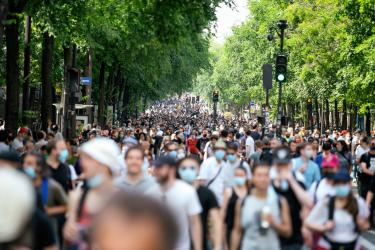 FRANCE - SOCIAL - DEMONSTRATION AGAINST FAR-RIGHT IDEAS