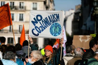 FRANCE - SOCIAL - ENVIRONNMENTAL - RALLY AGAINST COP26 INACTION