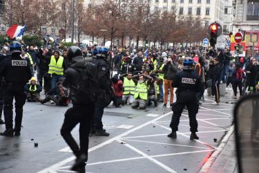 Gilets Jaunes Acte IV Lyon 8 décembre 2018