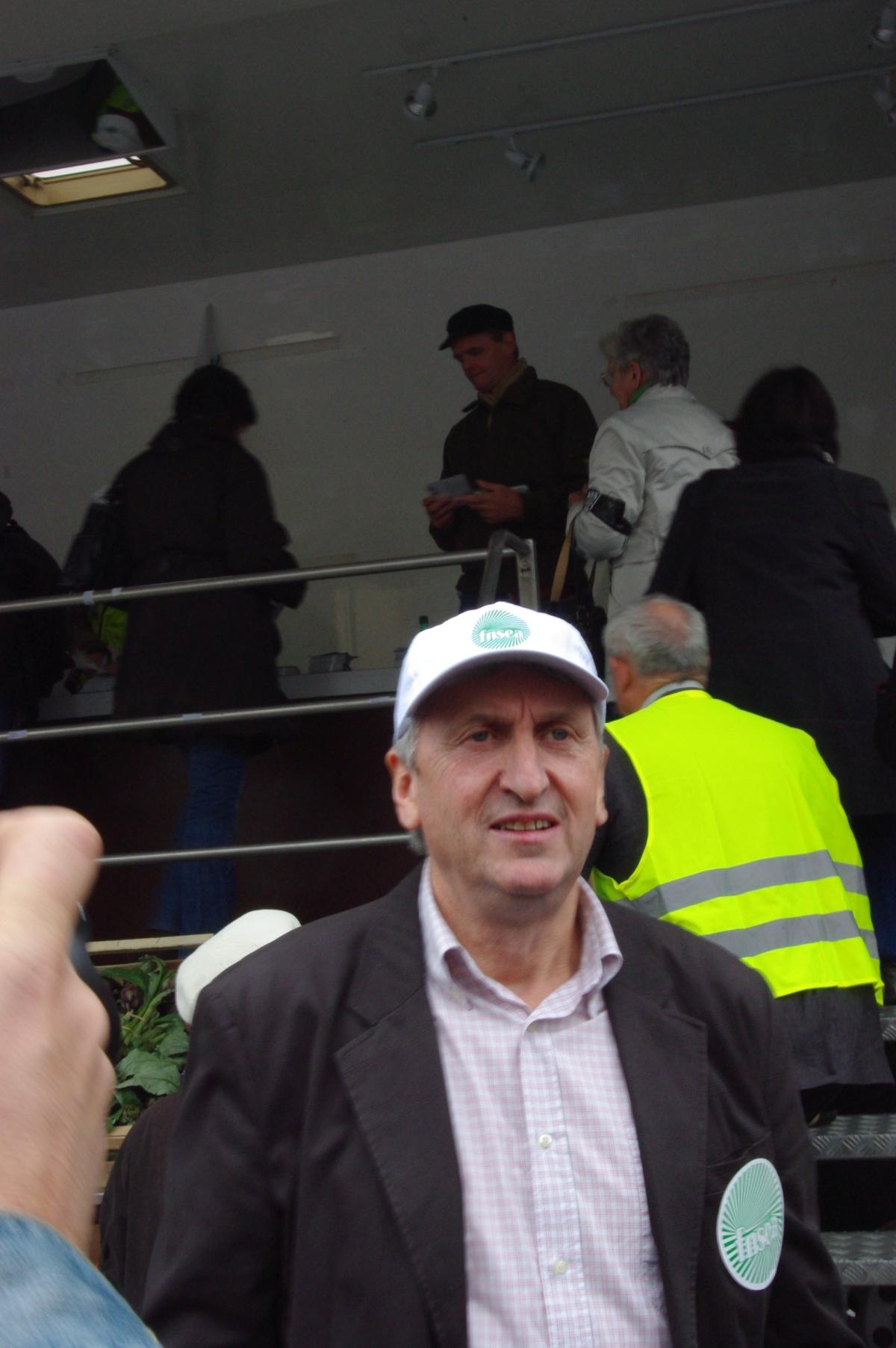 le président de la FNSEAaprès son discour