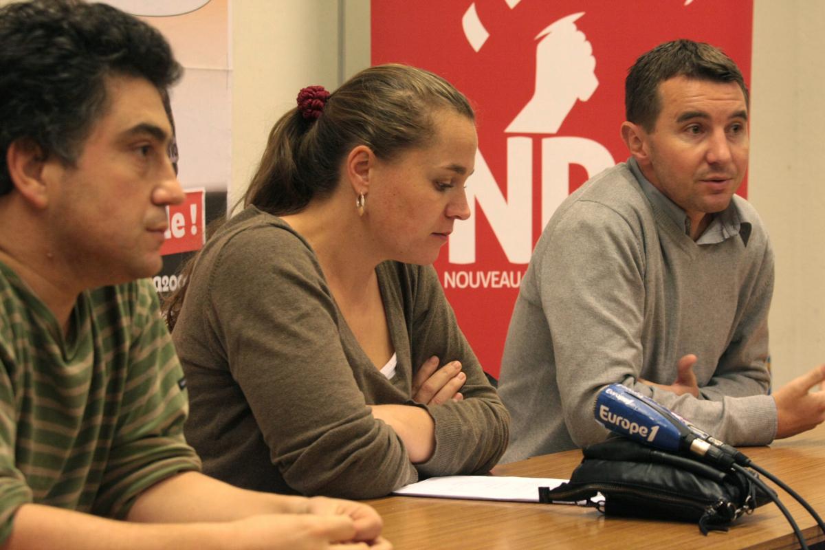 Pierre François Grond, Myriam Duboz et Olivier Besancenot