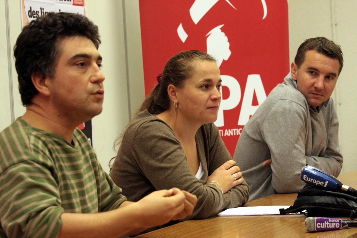 Pierre François Grond, Myriam Duboz et Olivier Besancenot