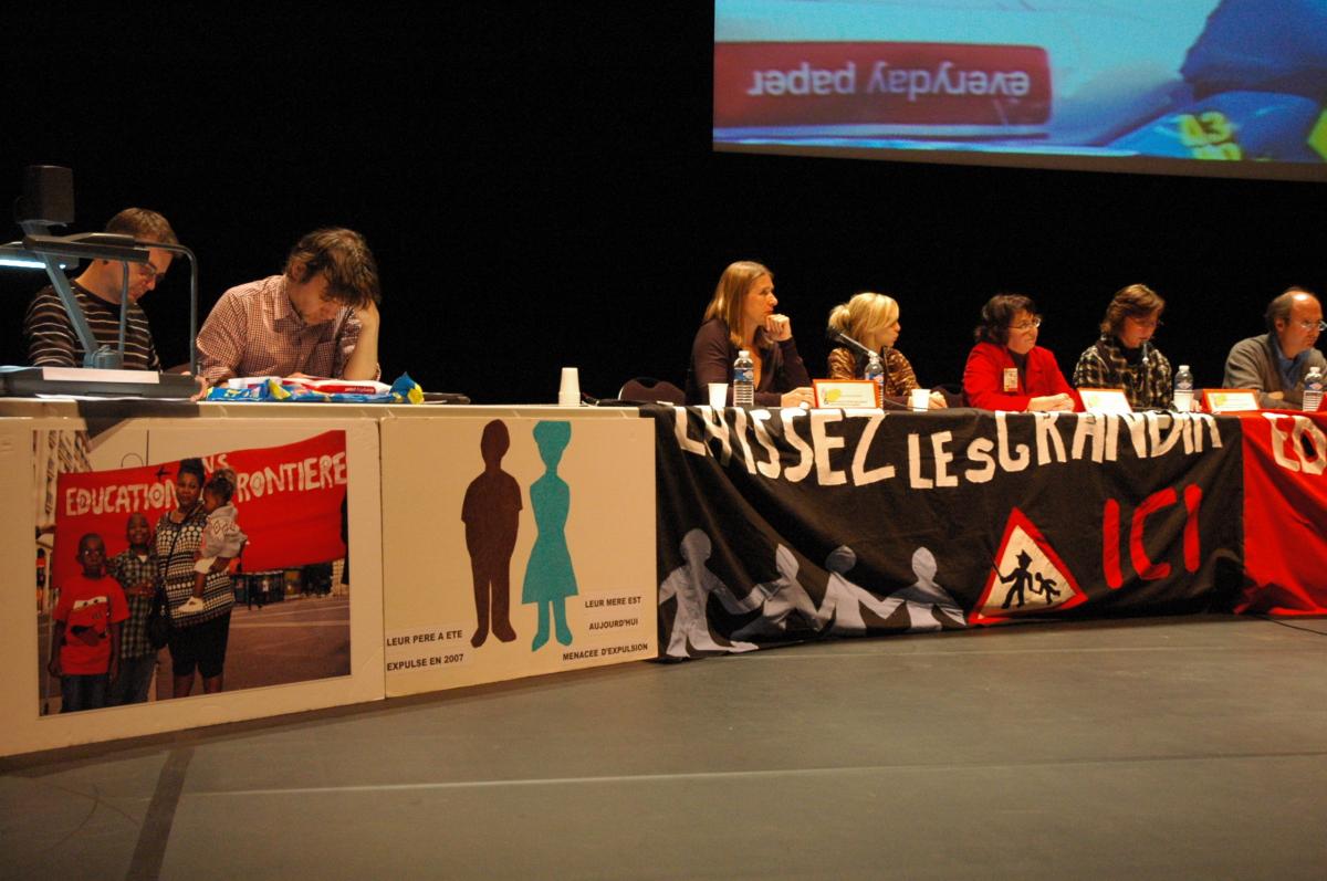 RESF Six heures la tribune