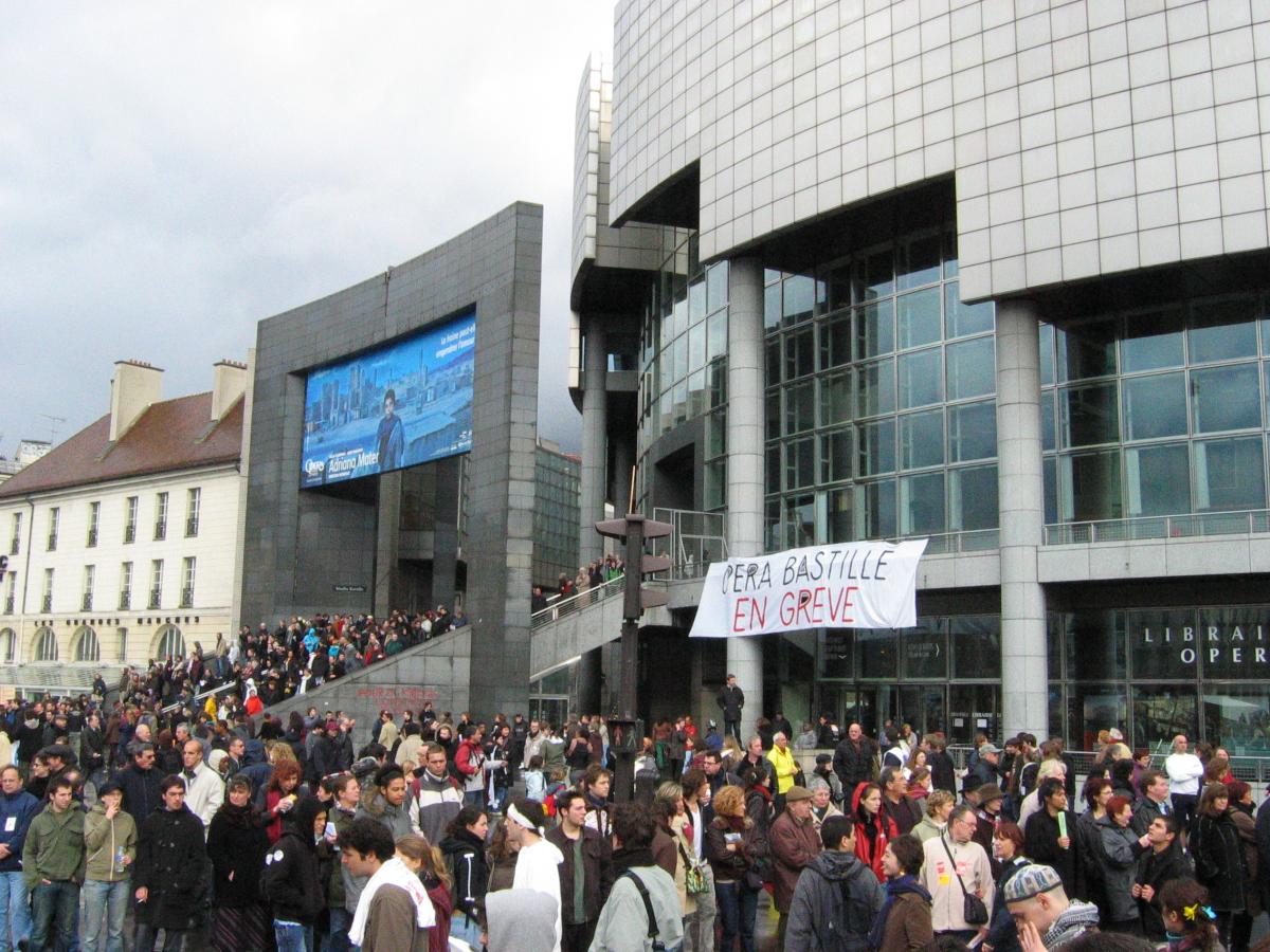 Mouvement contre le CPE. Manifestation parisienne du 28 mars.