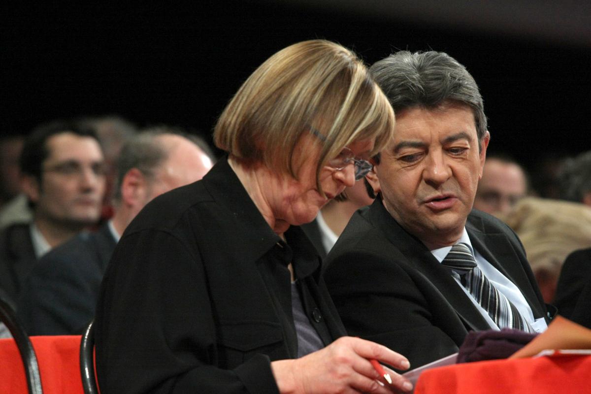 Marie-George Buffet et Jean-Luc Mélenchon