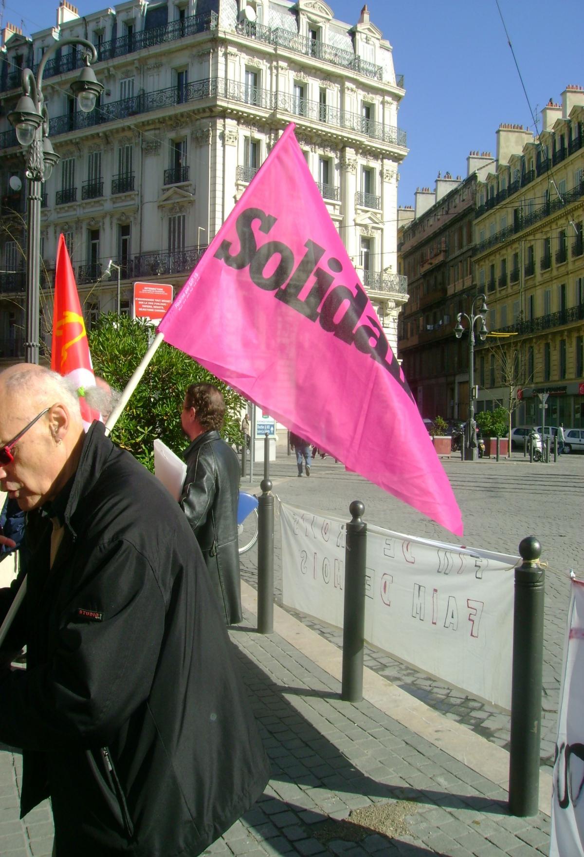 drapeau SOLIDAIRES UNION SYNDICALE