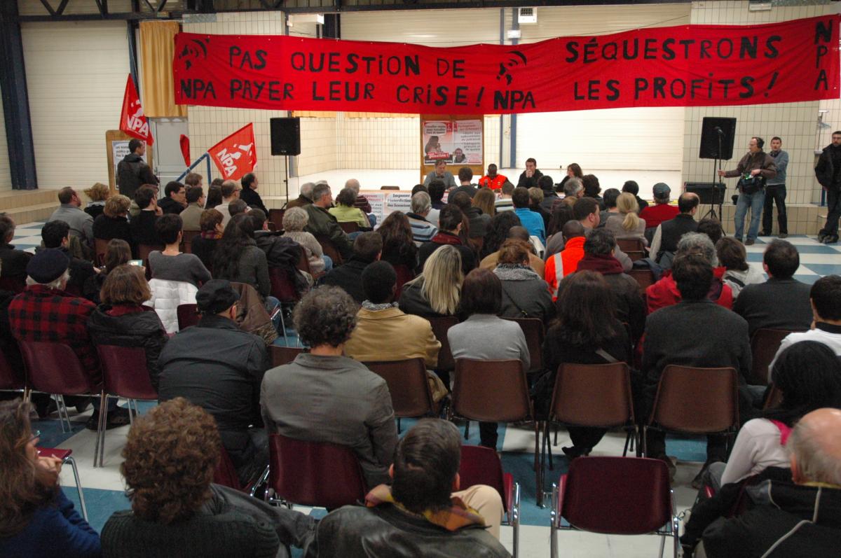 Salle d'Evry en Essonne 91, Meeting départemental pour les Elections régionales.
