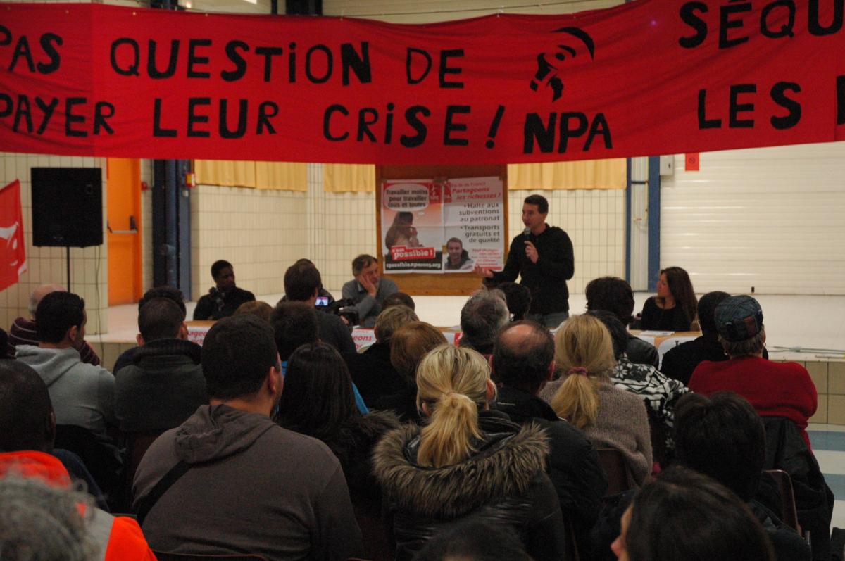 intervention d'Olivier Besancenot Meeting des Régionales ville d'EVRY.