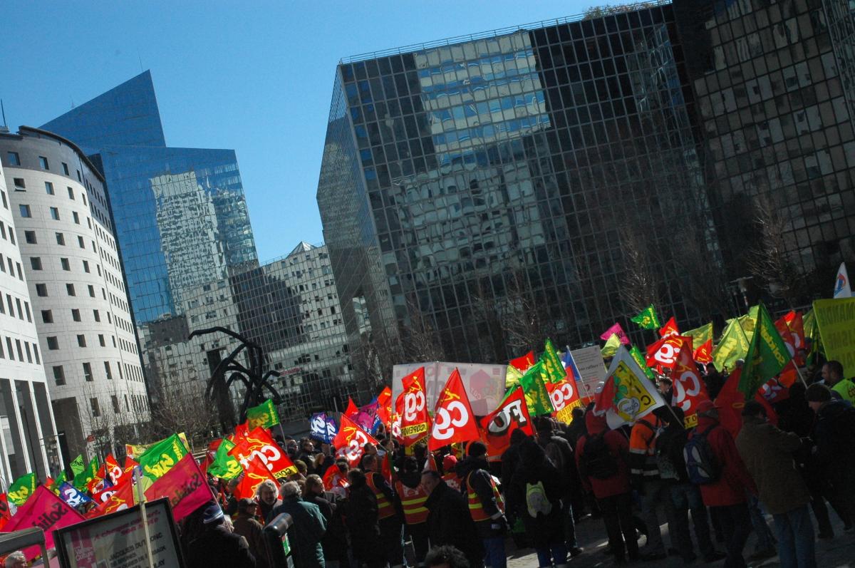 Manifestants de TOTAL.