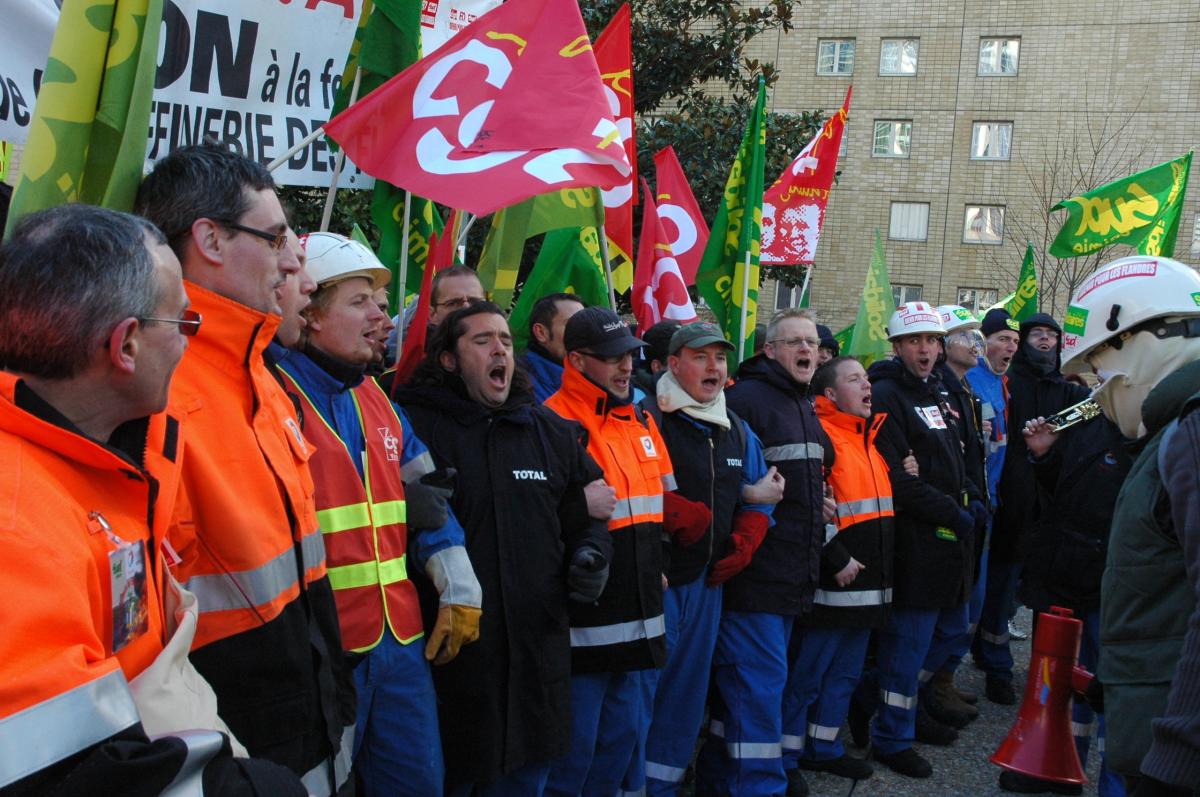 Salariés des Raffineries TOTAL.