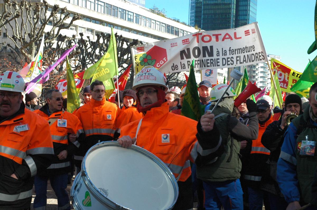Salariés des Raffineries TOTAL.