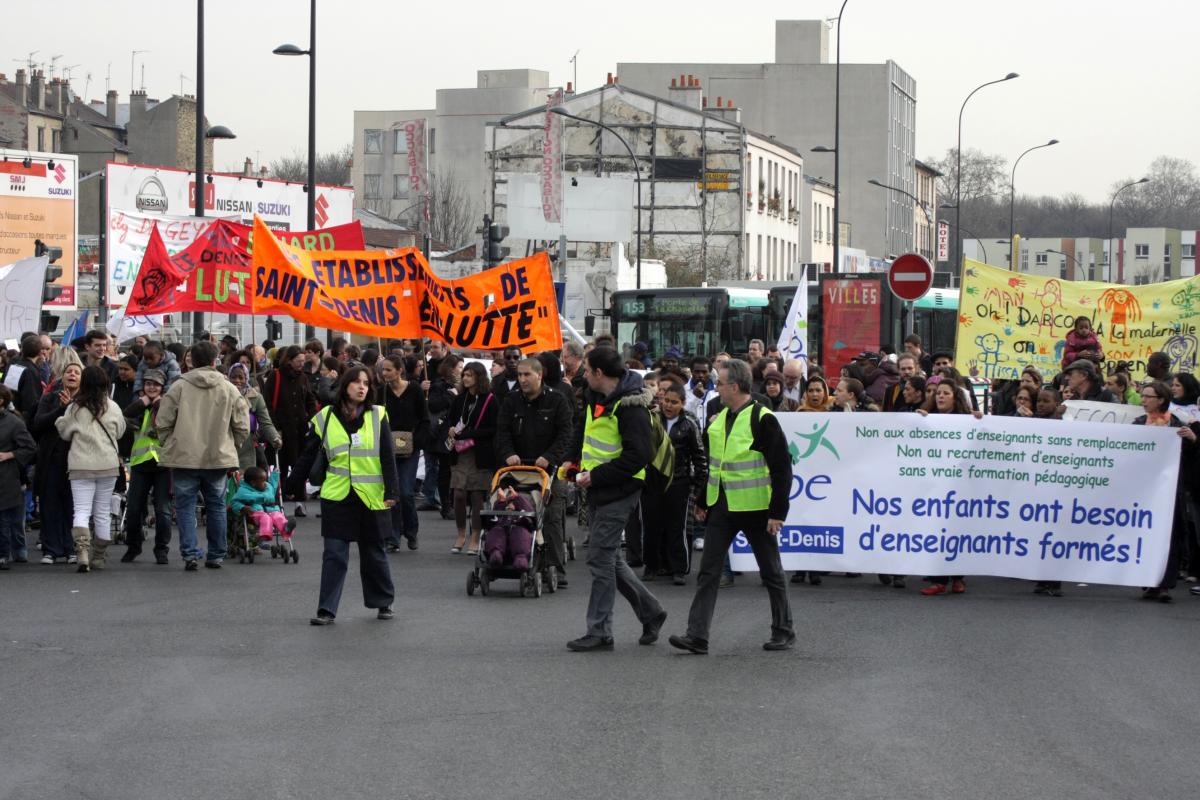 Blocage carrefour Porte de Paris