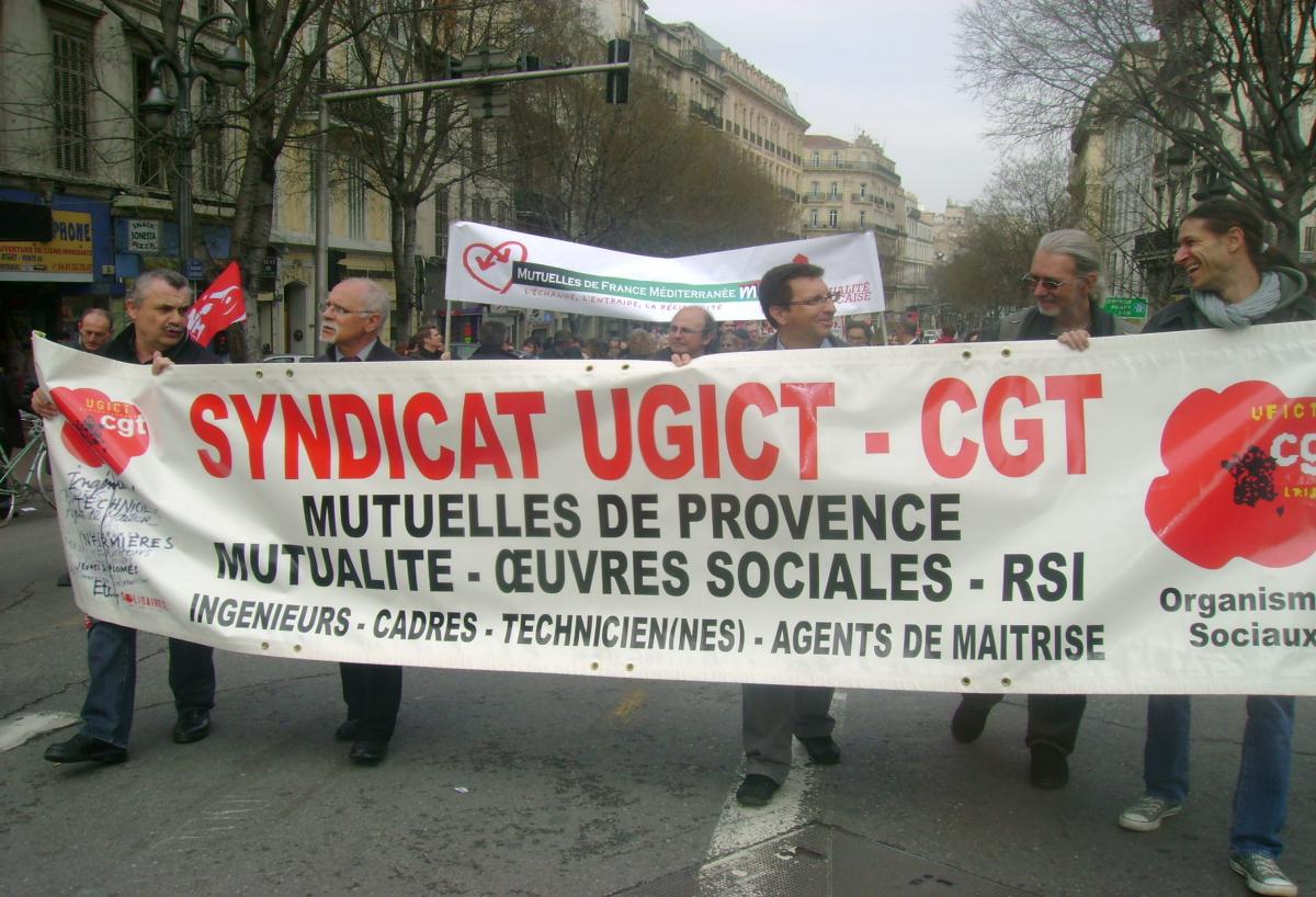 banderole SYDICAT UGICT - CGT