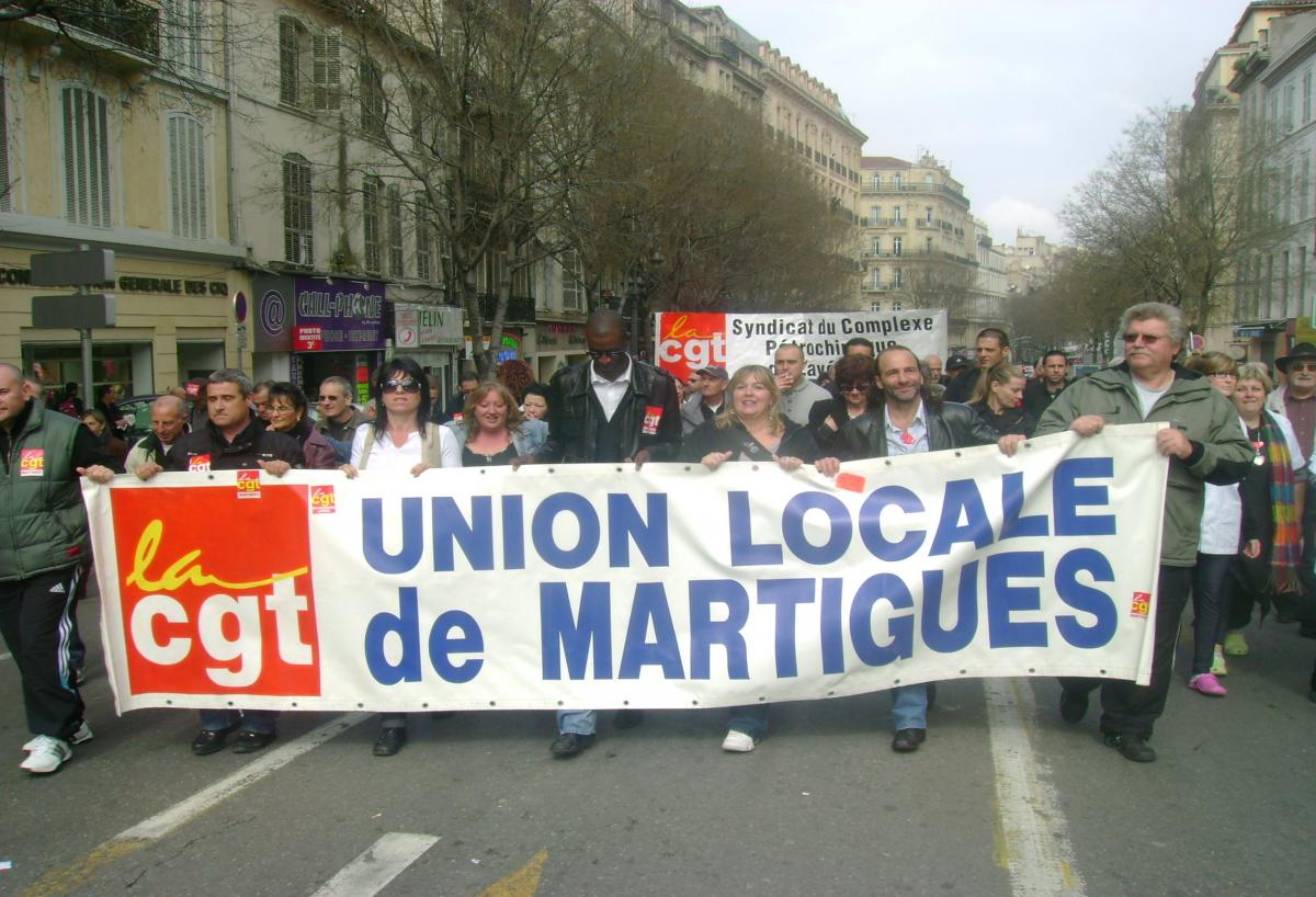 banderole UNION LOCALE DE MARTIGUES