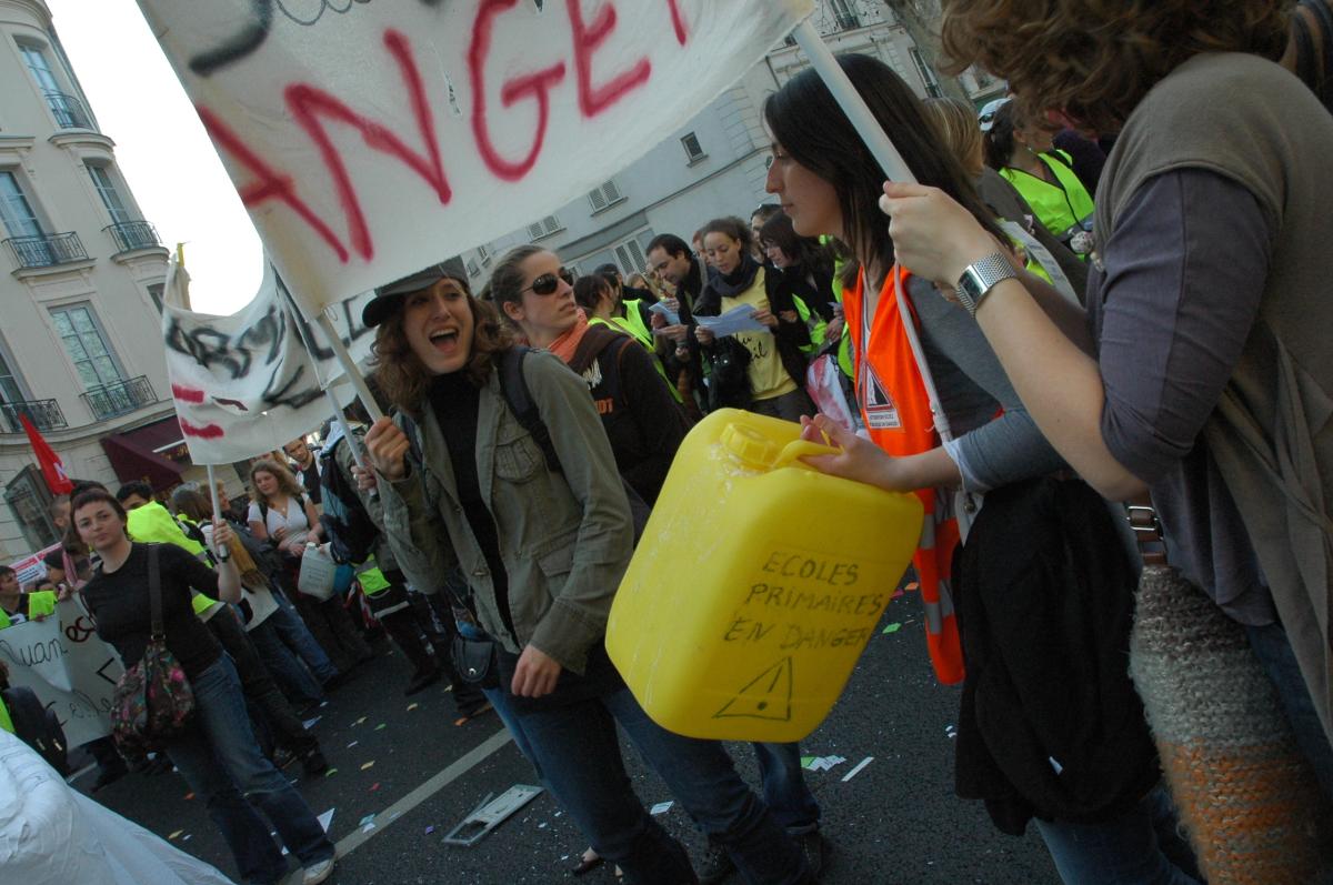 Bidon tam tam école primaire en danger.