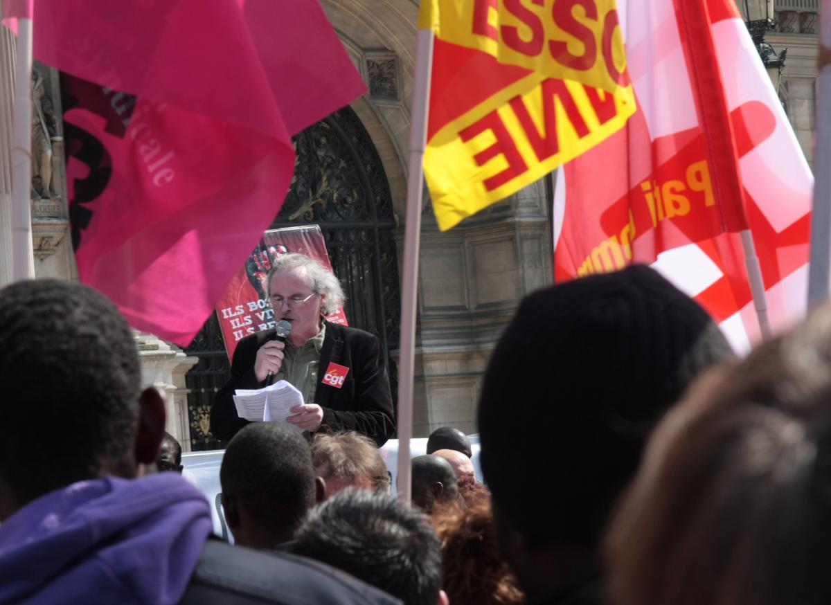 Raymond Chauveau lors du meeting
