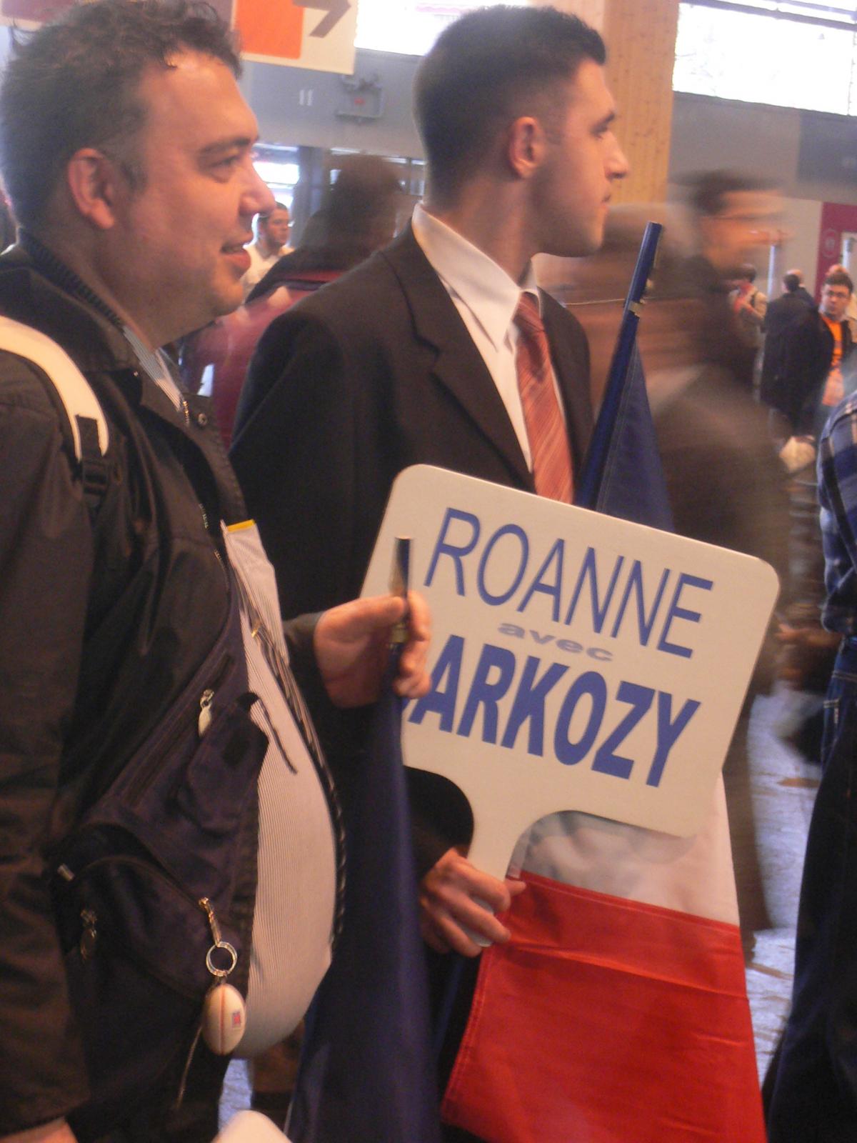 Roanne avec Sarkozy