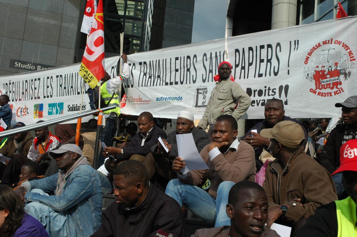 Opéra Bastille occupation des sans-papiers.