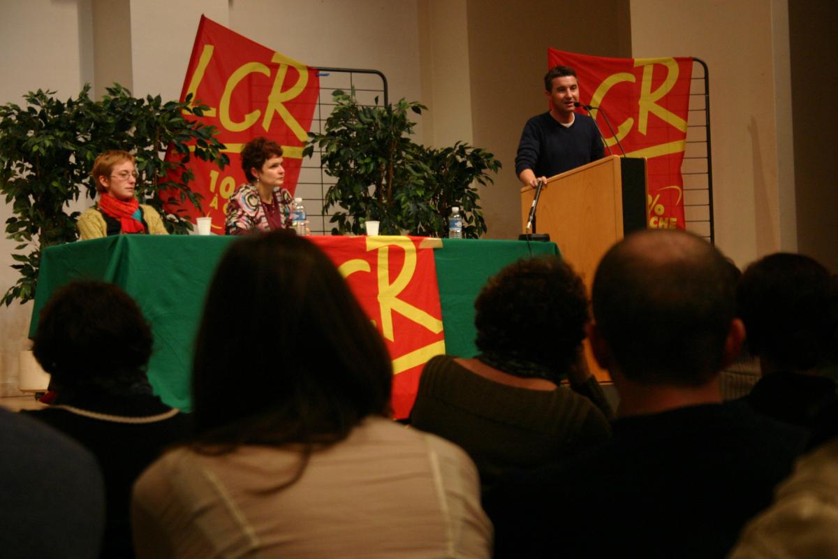 Meeting d'Olivier Besancenot à Alençon