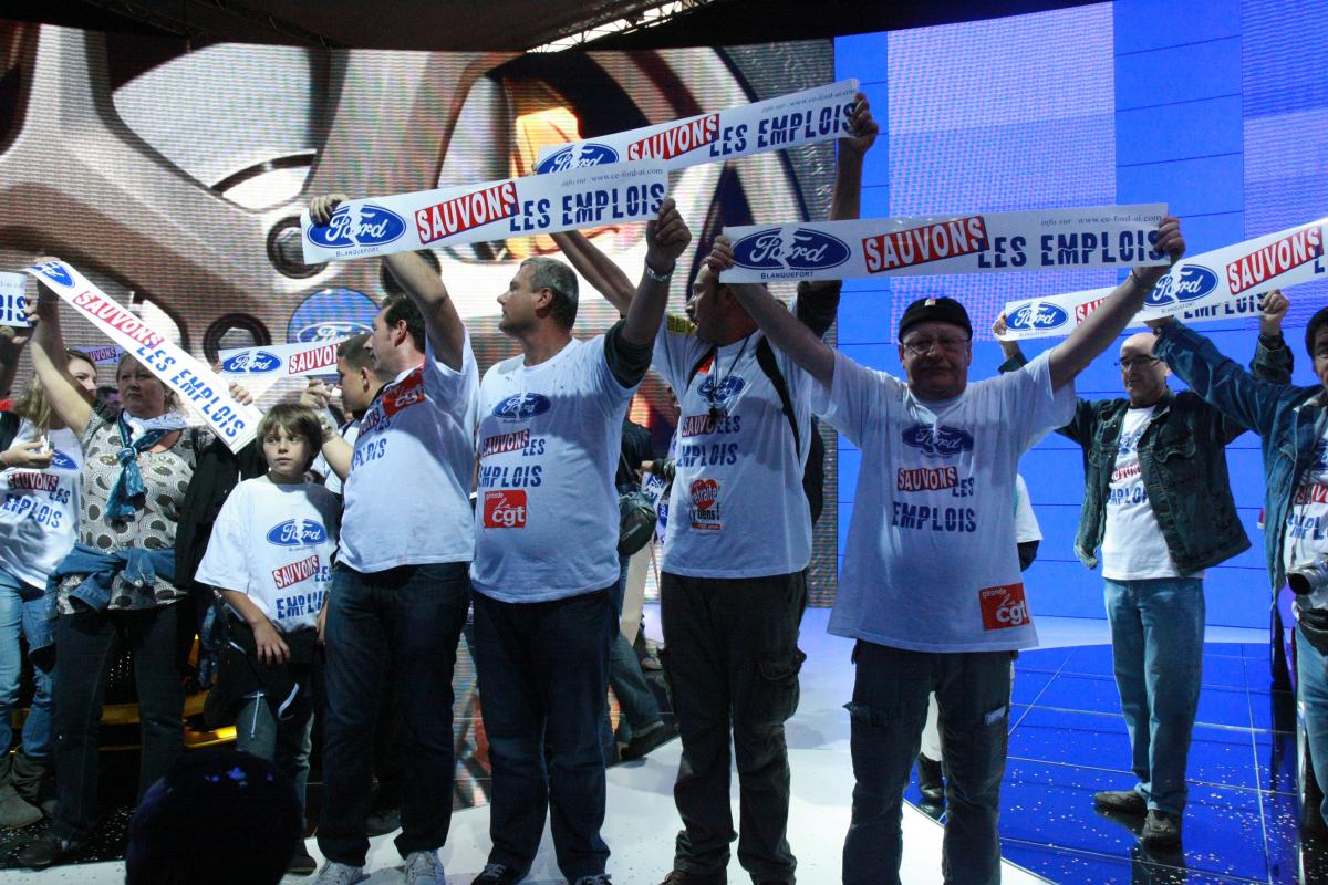 manifestation dans le stand