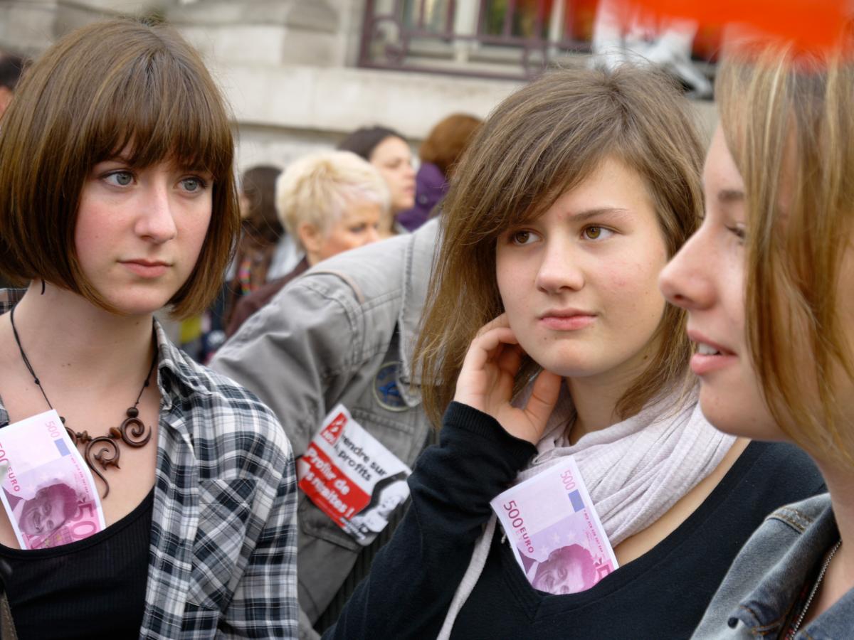 Jeunes manifestantes