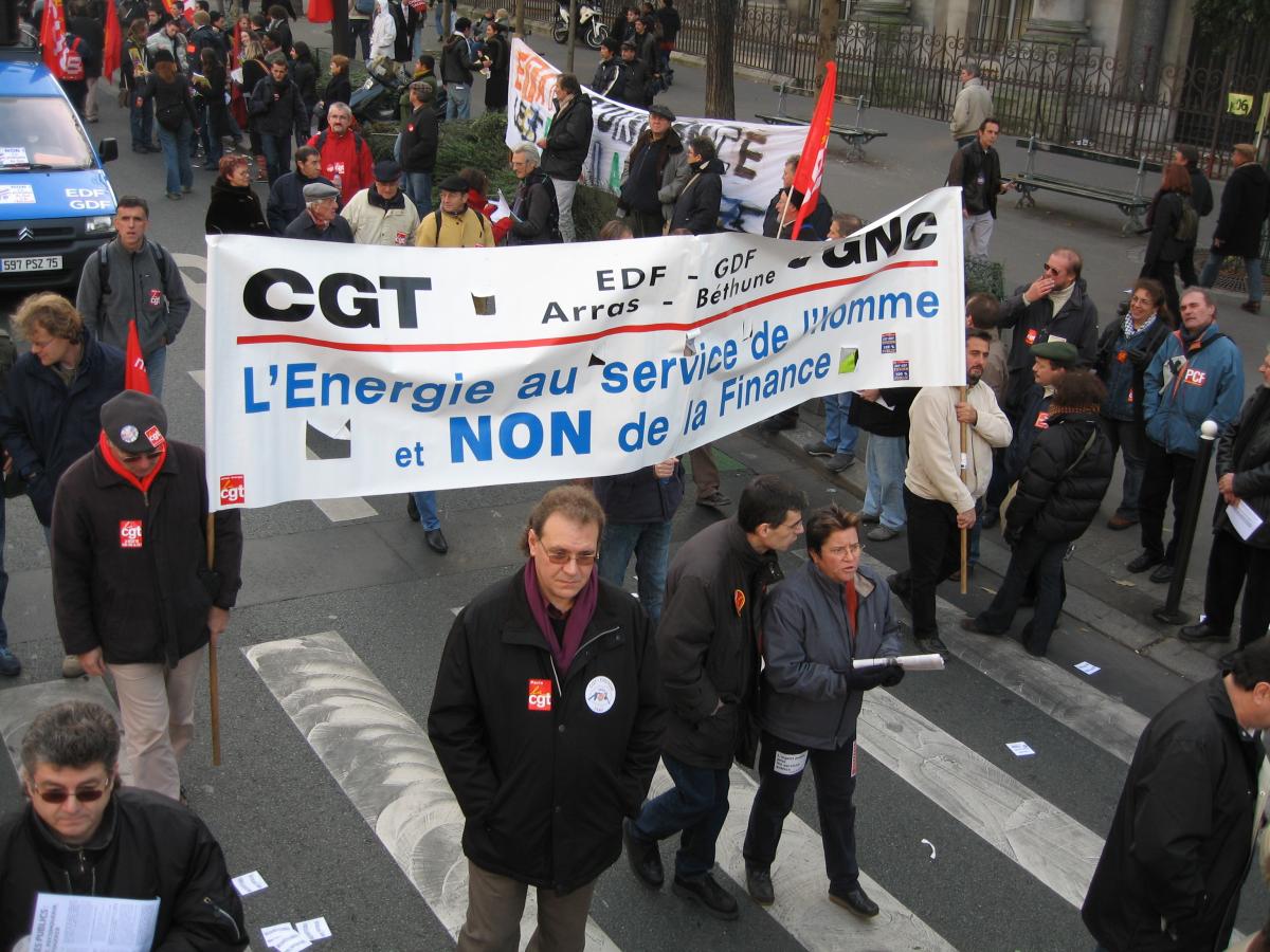 Manifestation en faveur des services publics