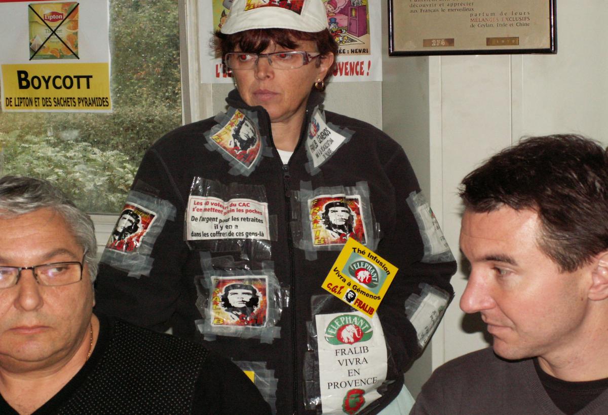 militants syndicale de fralib