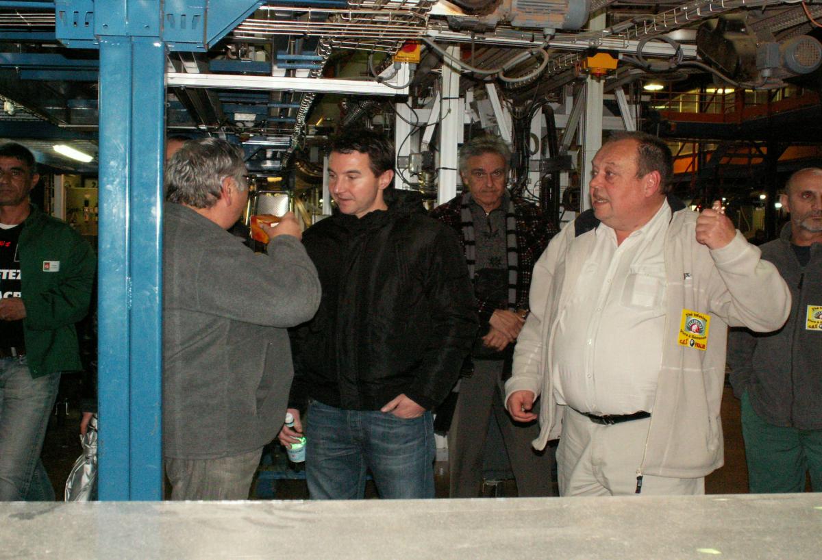 visite de l'usine FRALIB