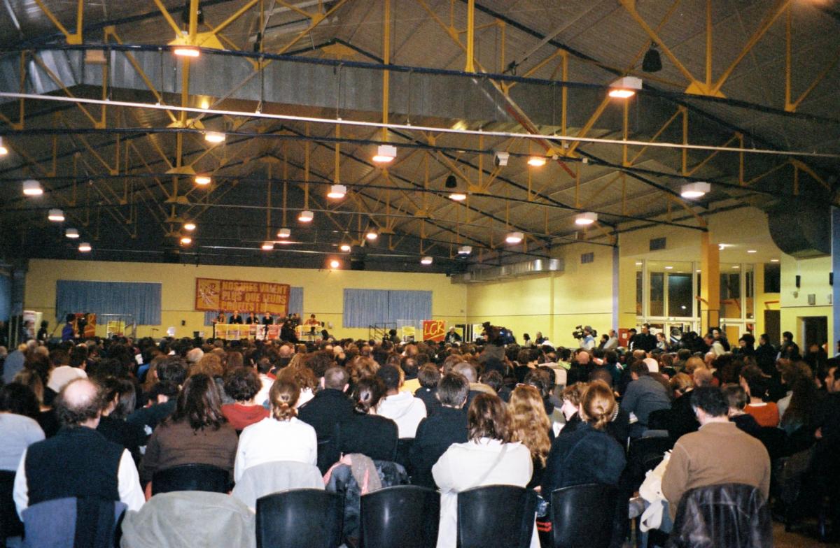 Meeting d'Olivier Besancenot à Lyon