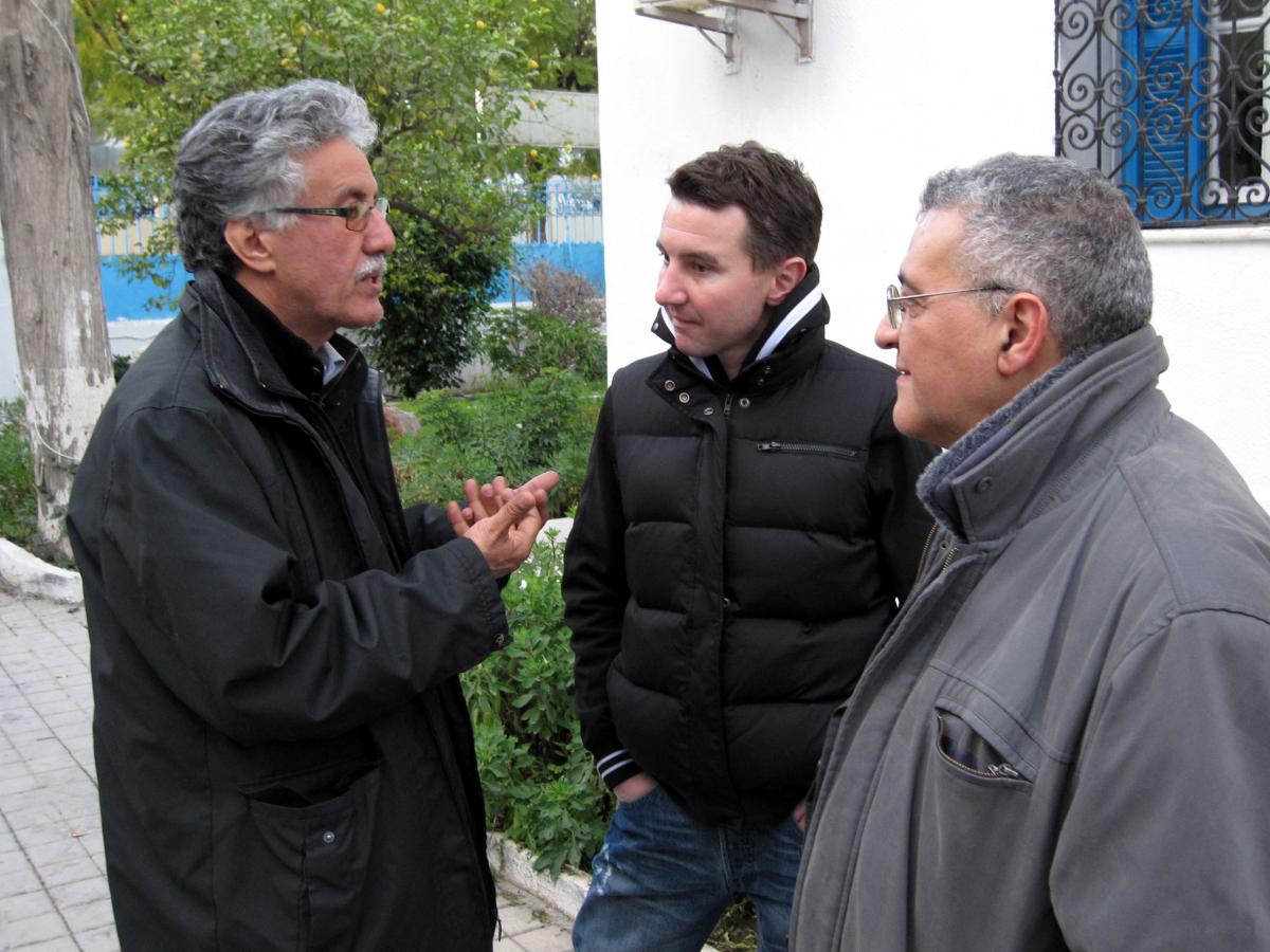 Hamma Hammami et Olivier Besancenot