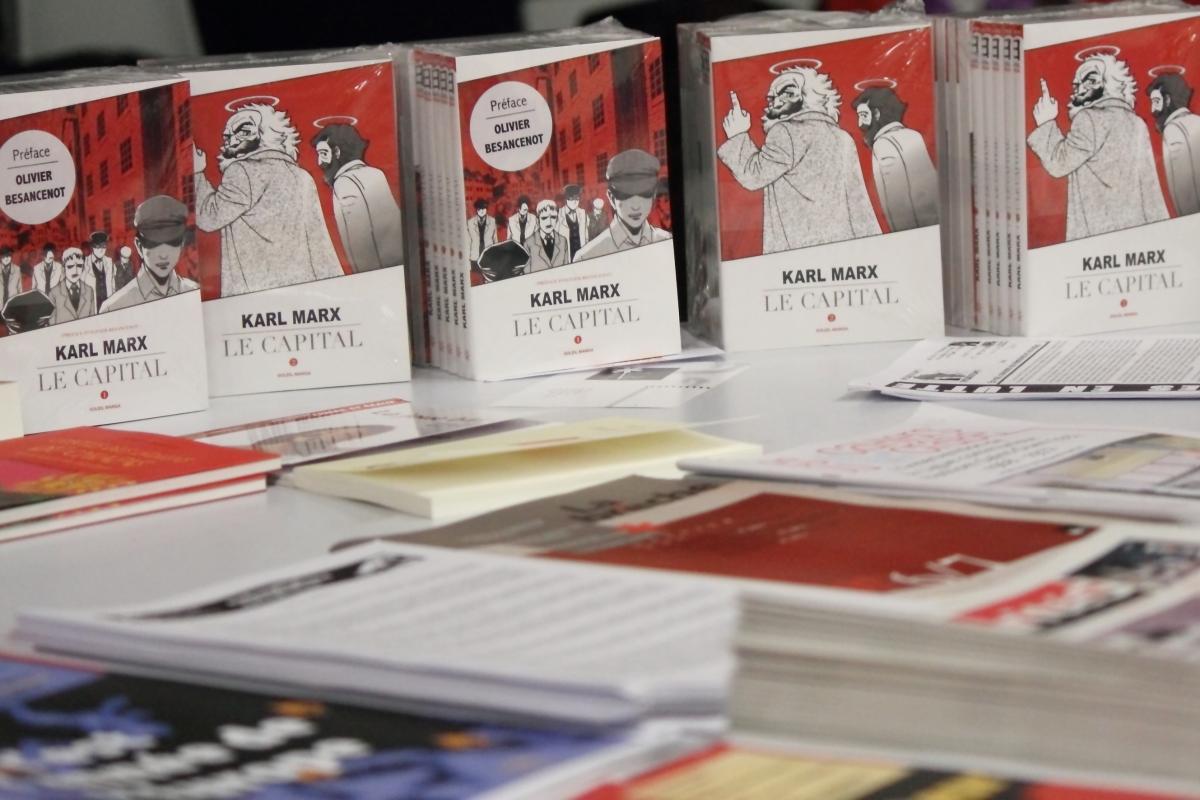 Le Capital en manga à la librairie La Brèche