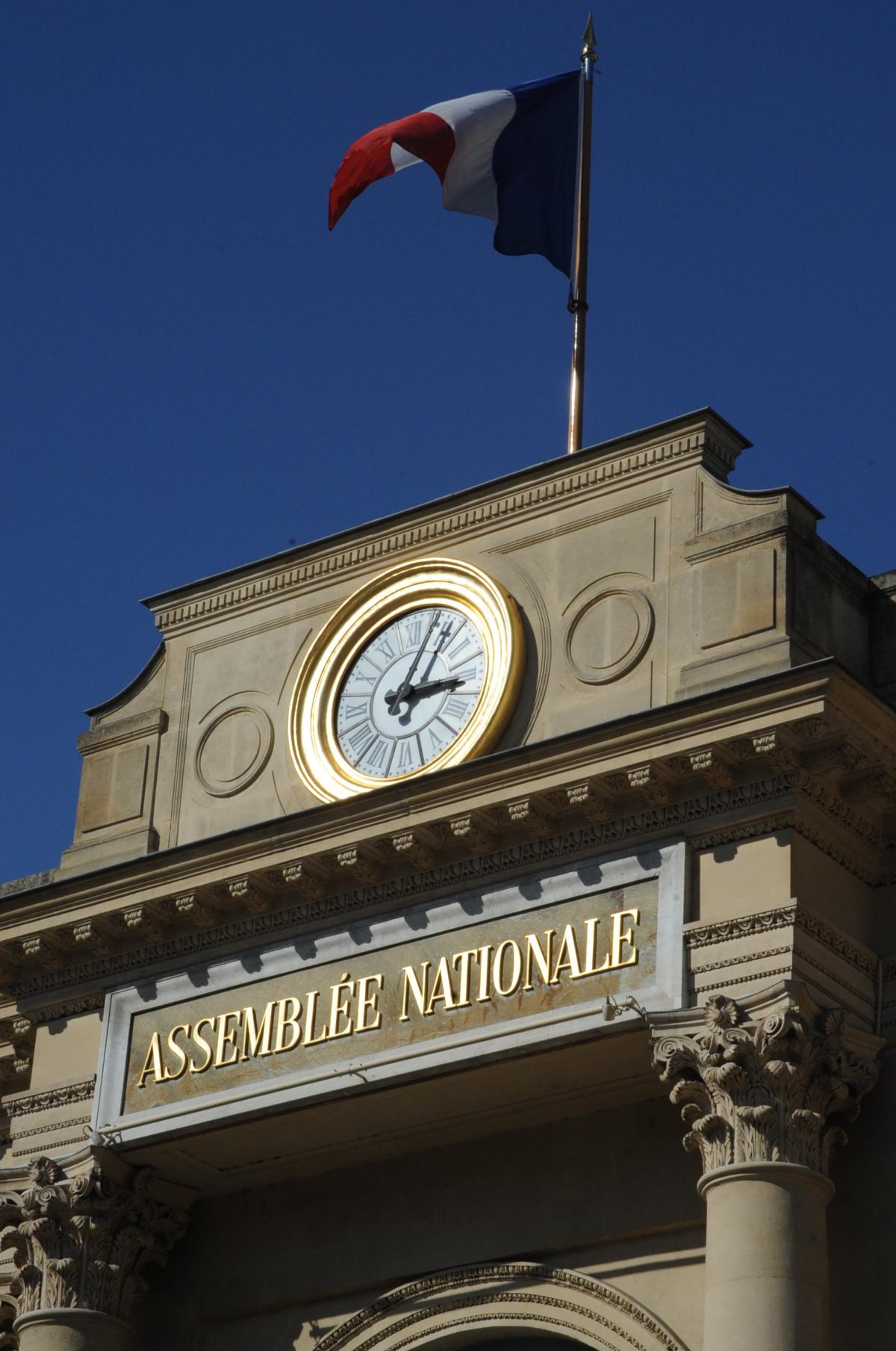 entrée de l'Assemblée Nationale