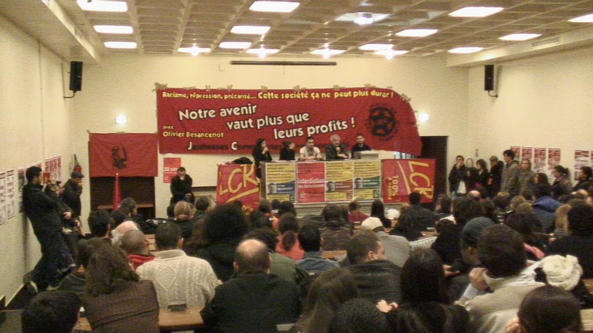 Meeting Krivine à Nanterre