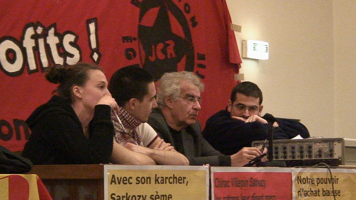 Meeting d'Alain Krivine à Nanterre