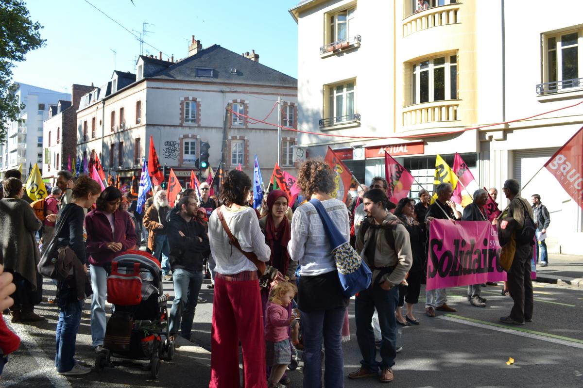 Groupe de personnes Sud Solidaires