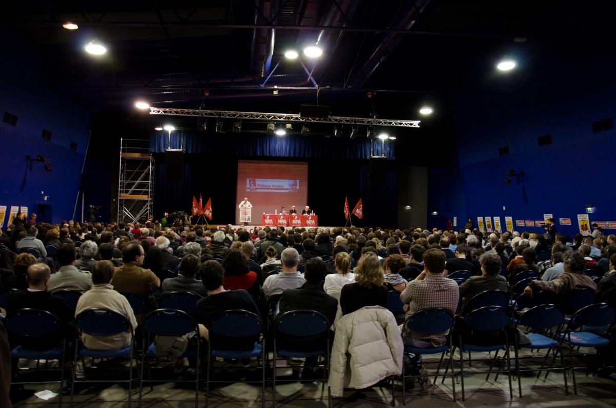 Meeting Philippe Poutou 14 avril 2012 Pessac