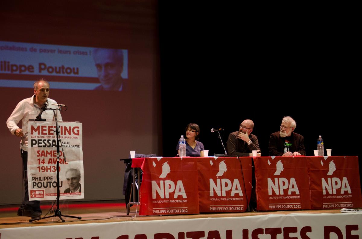 Meeting Philippe Poutou 14 avril 2012 Pessac
