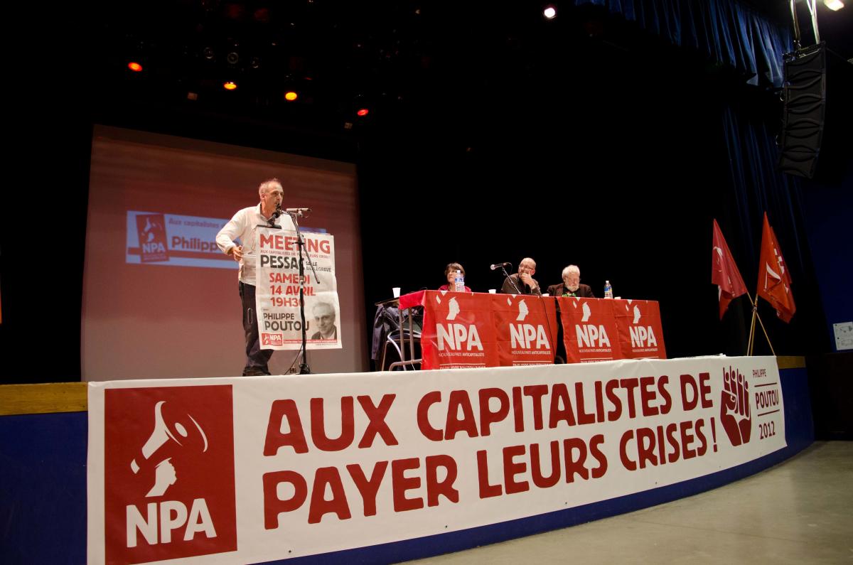 Meeting Philippe Poutou 14 avril 2012 Pessac