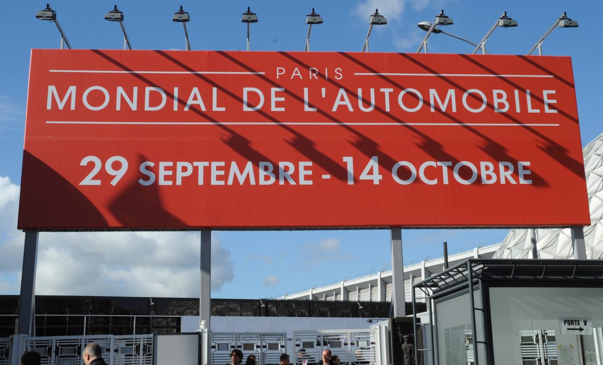 Pancarte Mondial de LAutomobile Paris