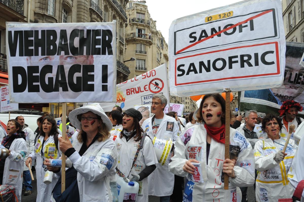 Salariés SANOFI de l'industrie pharmaceutique